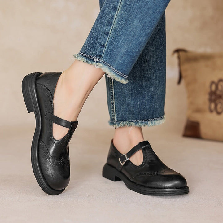 VELDA | ELEGANTNÍ KOŽENÉ MARY JANES