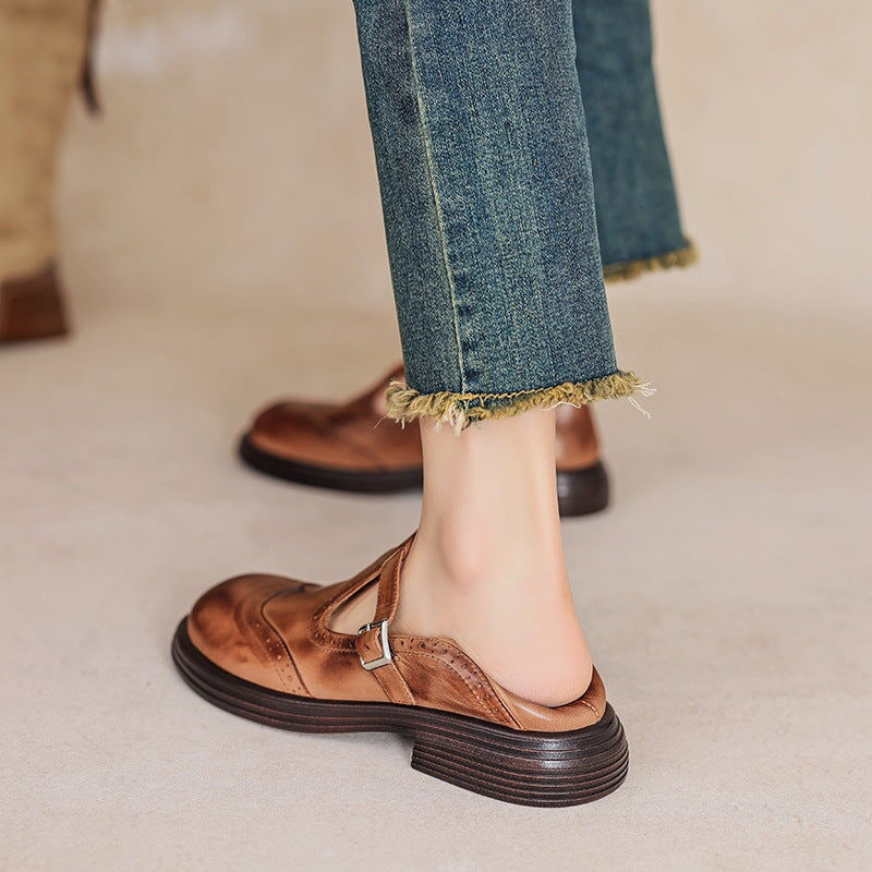 VELDA | ELEGANTNÍ KOŽENÉ MARY JANES