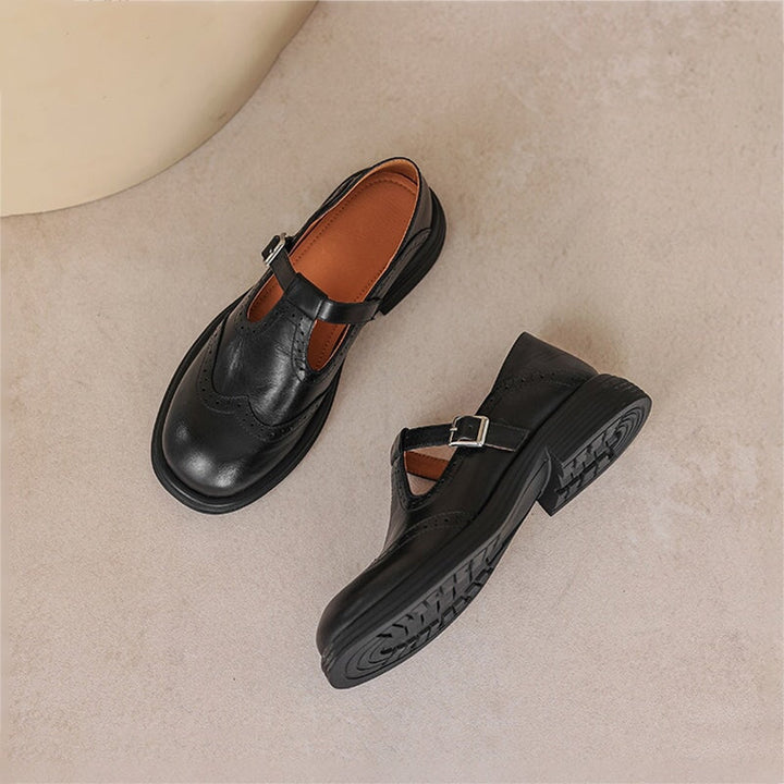 VELDA | ELEGANTNÍ KOŽENÉ MARY JANES