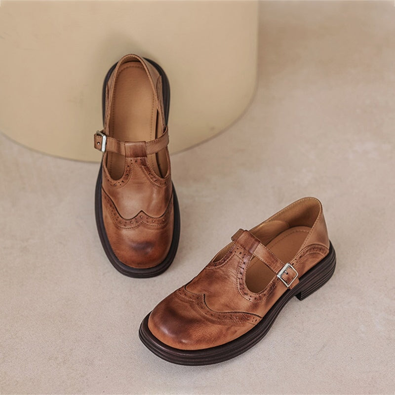 VELDA | ELEGANTNÍ KOŽENÉ MARY JANES