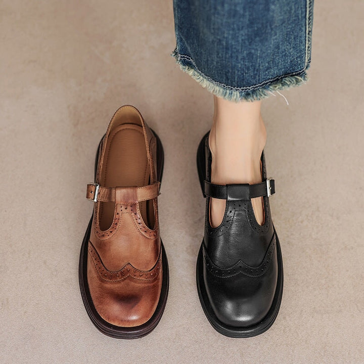 VELDA | ELEGANTNÍ KOŽENÉ MARY JANES